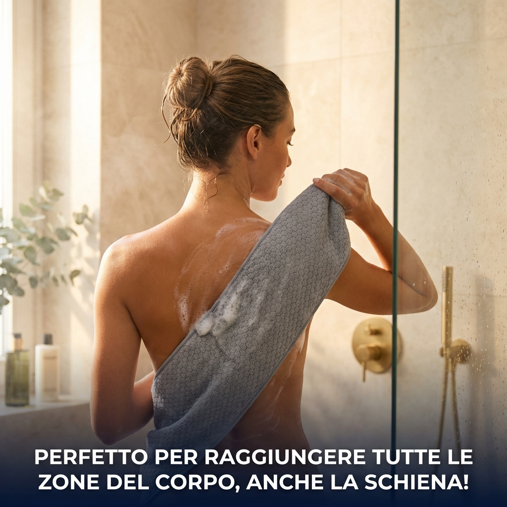 Asciugamano esfoliante per la doccia Vitalia