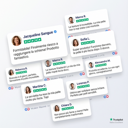 Asciugamano esfoliante per la doccia Vitalia